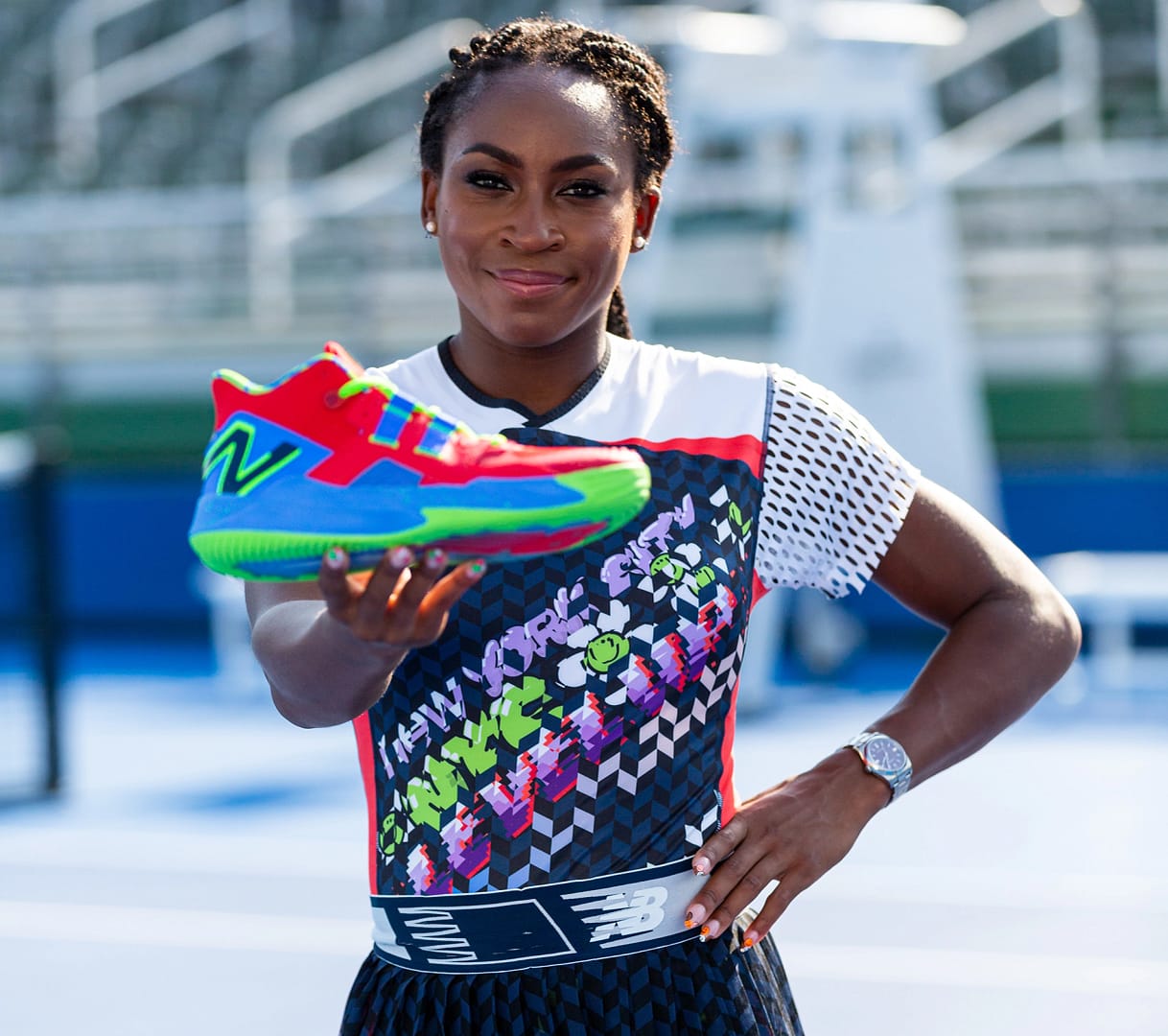 You are currently viewing What is hot and new:  Tennis pro Coco Gauff collaborated using Microsoft technology to create her first signature shoe