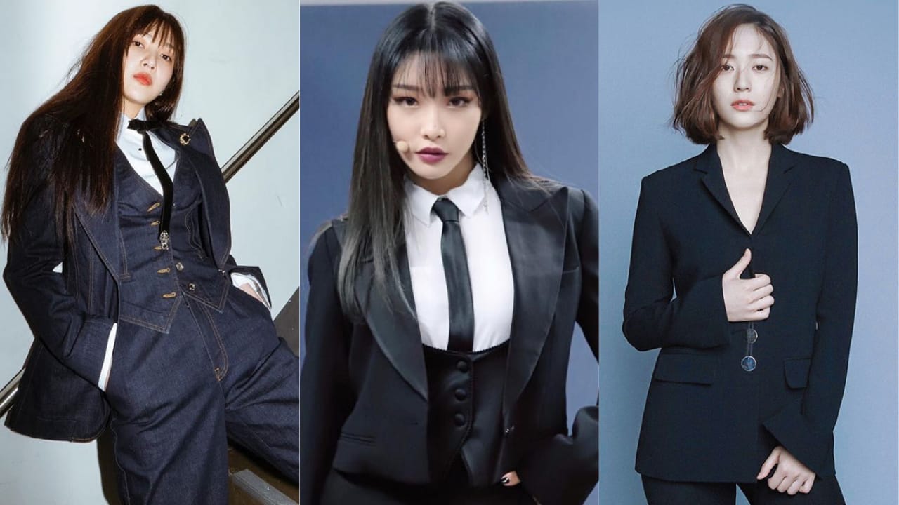 You are currently viewing Female idols in dress vs suits!