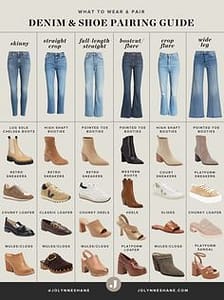 Read more about the article How To Choose The Right Shoes With Wide Leg, Straight, Skinny & Tapered Pants & Jeans