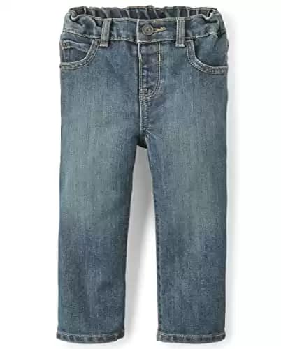 The Children's Place Baby Toddler Boys Basic Bootcut Jeans