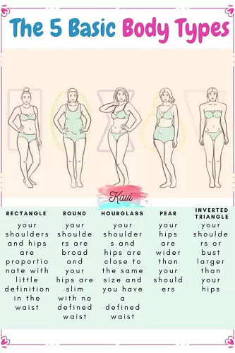 Basic Female Body Types | Tutorial de desenho, Looks