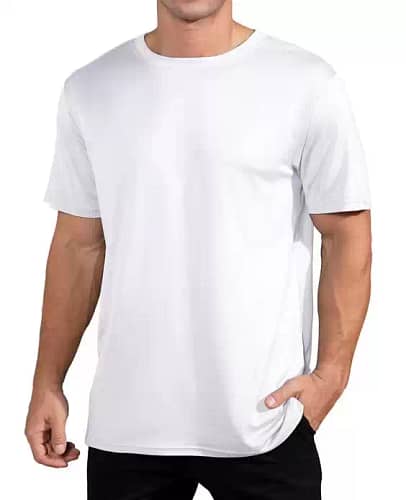 QUALFORT Men's Bamboo T-Shirts: Soft, Lightweight, and Comfortable